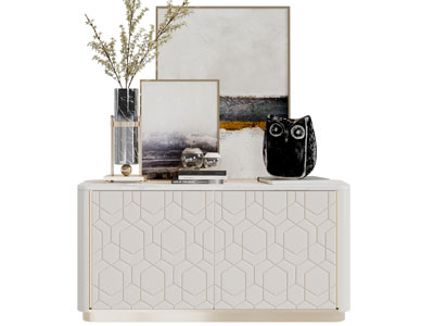 现代轻奢玄关柜边柜