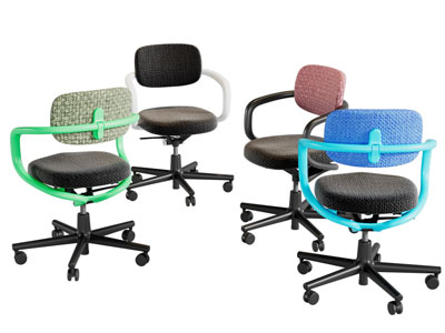 现代镂空办公椅子