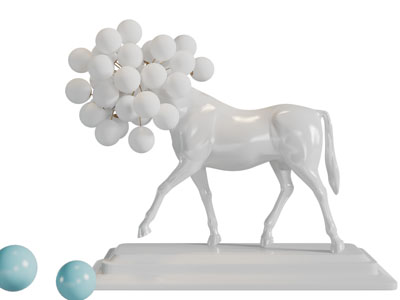 现代动物造型台灯