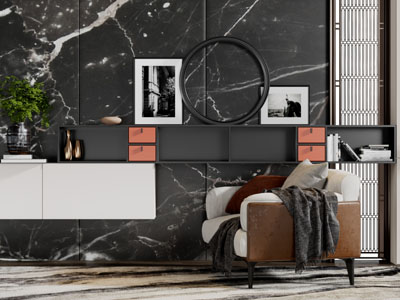 现代单人沙发3d模型 现代单人沙发