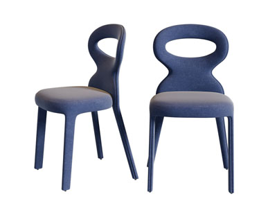 现代布艺休闲椅子