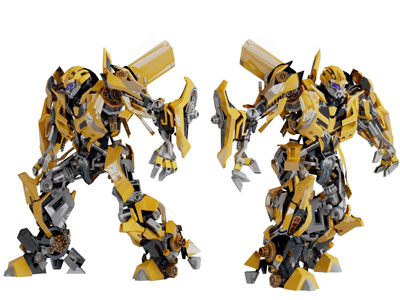 儿童玩具玩偶大黄蜂变形金刚