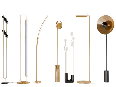 现代轻奢落地灯