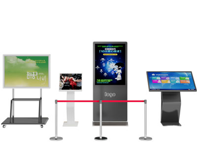 现代智能触摸屏多媒体一体机展示机3d模型 现代智能触摸屏多媒体一体机展示机