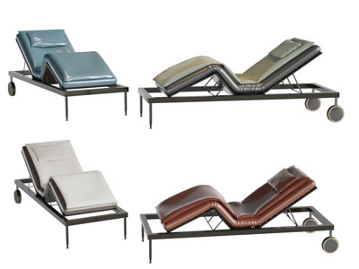 现代可调整高度的躺椅