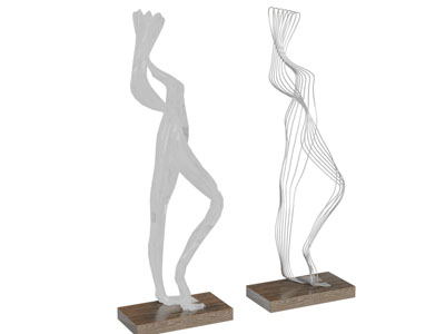 现代抽象人物雕塑雕刻