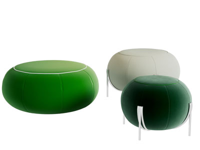 现代南瓜造型的坐墩