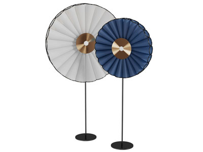 现代花边造型的落地灯