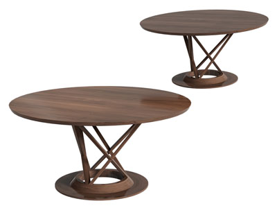 现代圆形茶几3d模型 现代圆形茶几