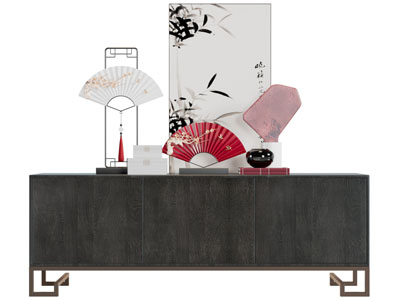 新中式电视柜摆件