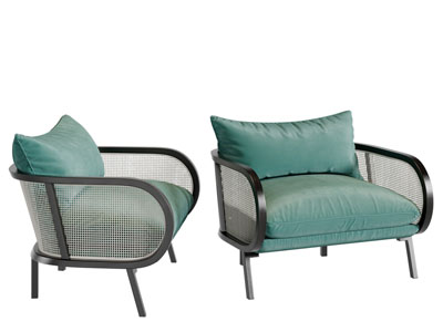 新中式休闲椅子