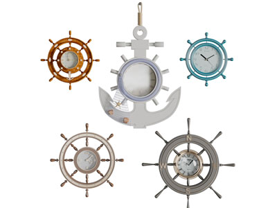 地中海钟表墙饰挂件