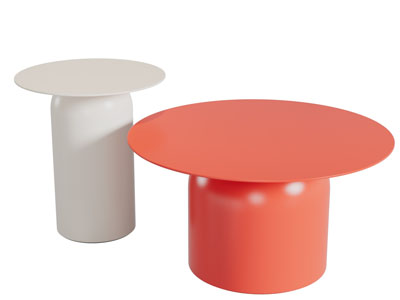 新中式圆形茶几角几3d模型 新中式圆形茶几角几