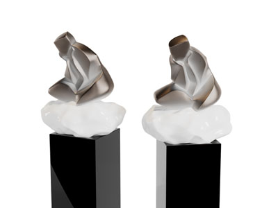 现代抽象人物雕塑雕刻