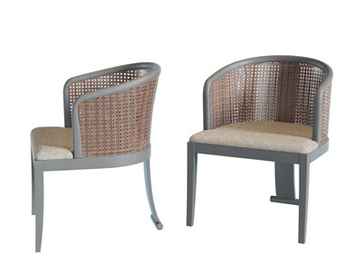 新中式镂空靠背休闲椅子