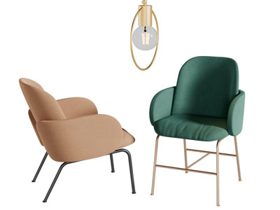 现代轻奢休闲椅子