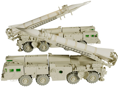 现代中国导弹发射车3d模型 现代中国导弹发射车
