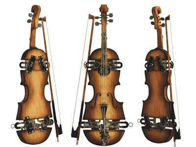 工业风小提琴装饰挂件