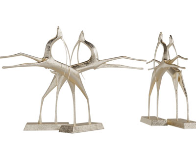 现代抽象小鹿雕塑雕刻