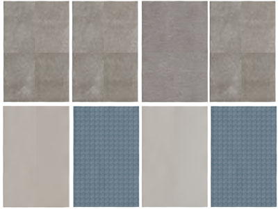 现代咖啡色长方形地毯3d模型 现代咖啡色长方形地毯