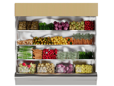 水果蔬菜生鲜保鲜冷藏柜