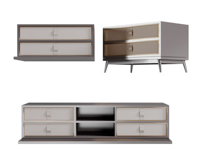 现代床头柜电视柜