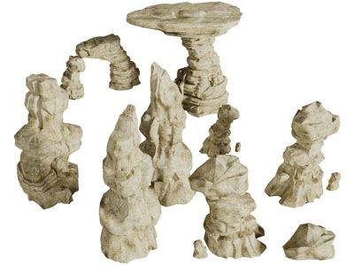 中式园林假山石头