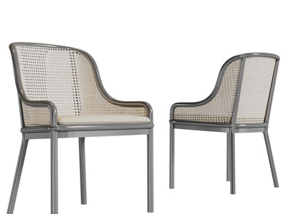 新中式镂空靠背的休闲椅子