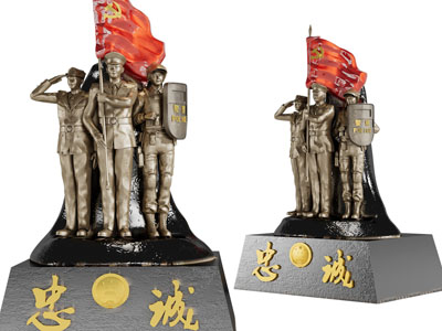 警察人物雕塑雕刻