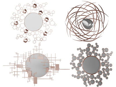 现代装饰镜子墙饰挂件