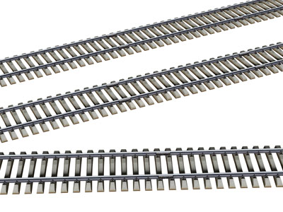 现代火车轨道铁轨3d模型 现代火车轨道铁轨