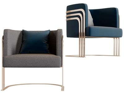 现代轻奢休闲椅子