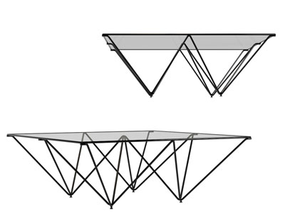 现代茶几3d模型 现代茶几