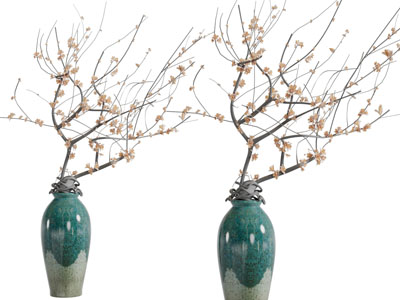 新中式花瓶花卉摆件