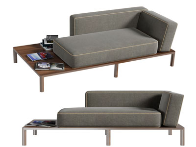 现代布艺贵妃椅美人榻