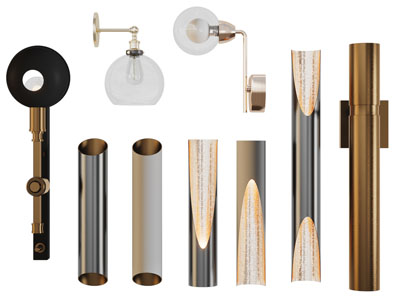 现代金属灯罩壁灯