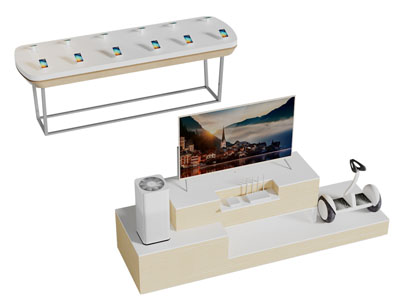 手机电视展柜陈列柜展台