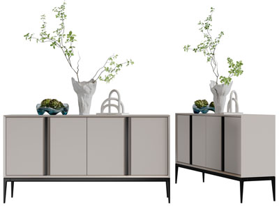 新中式玄关柜边柜