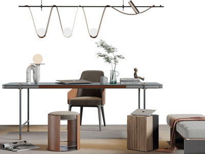 现代书桌椅坐凳