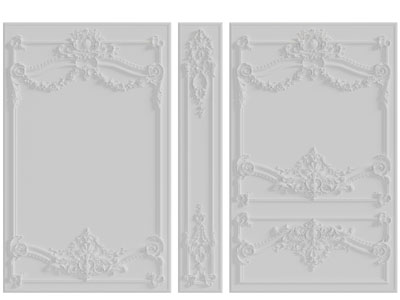 欧式雕花护墙板