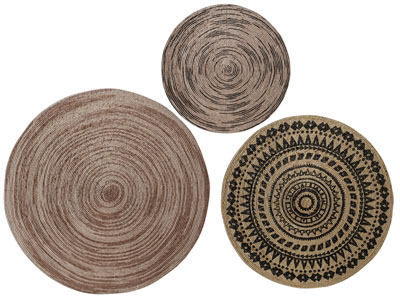 北欧圆形编织地毯3d模型 北欧圆形编织地毯