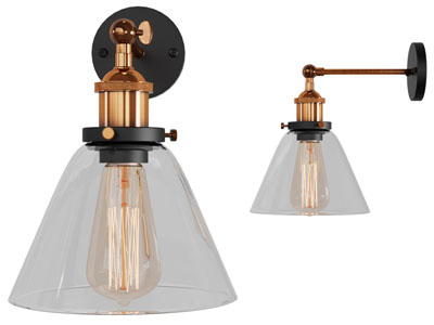 现代玻璃灯罩壁灯