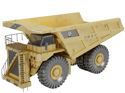 现代重型矿用卡车工程农机车