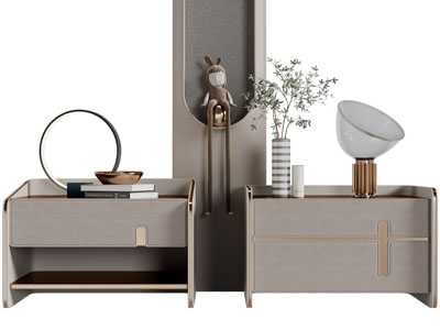 现代床头柜台灯