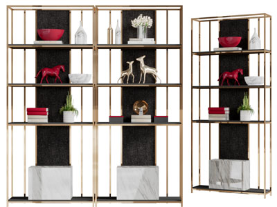 现代轻奢摆件装饰架