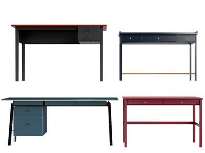 现代轻奢书桌