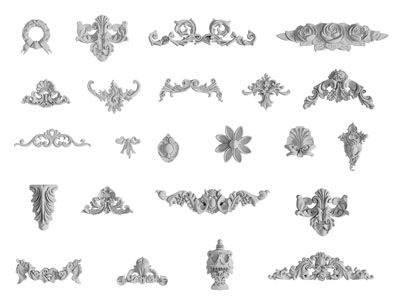 欧式雕花装饰构件