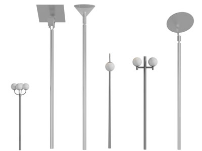 现代路灯公共设施