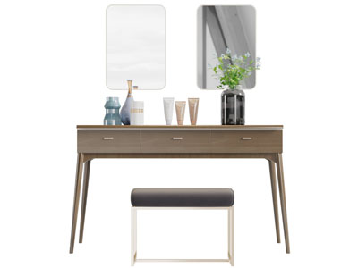 北欧实木化妆梳妆台