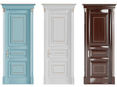 欧式实木平开门